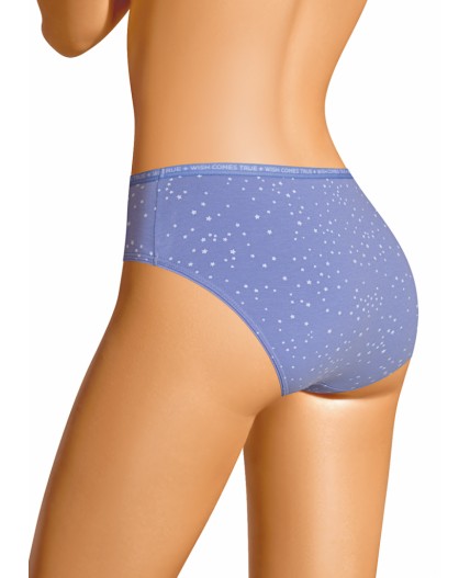 CLE C1186/5 Трусы жен. Селена, фиолетовый/молочный