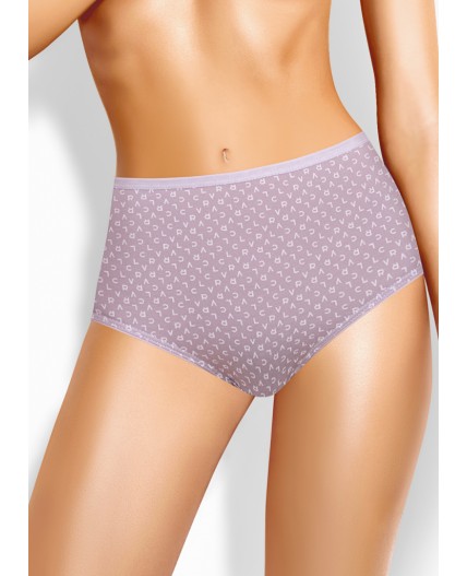 CLE M1186/1 Трусы жен. Селена, св.сиреневый/молочный