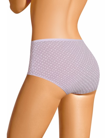 CLE M1186/1 Трусы жен. Селена, св.сиреневый/молочный