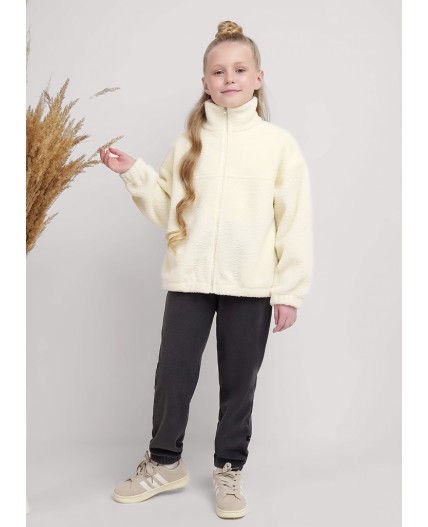 CLE Брюки дев. 756717л, т.серый