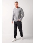 CLE Джемпер муж. 452264/07зэ, т.серый/белый