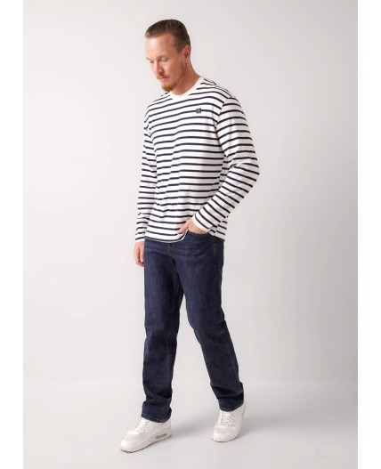 CLE Джемпер муж. 452613/07ккн_п, молочный/т.синий