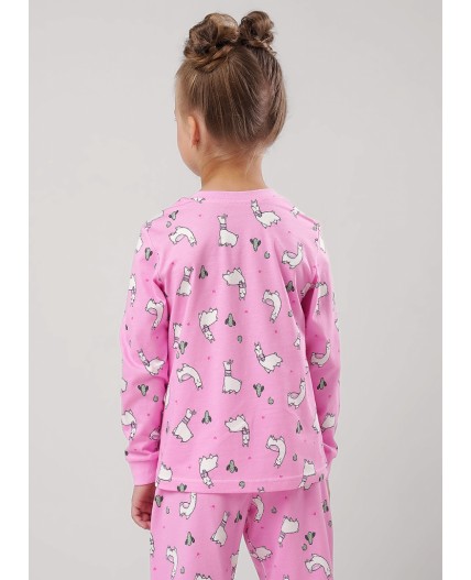 CLE Пижама дев. 903611кдн, св.розовый/молочный