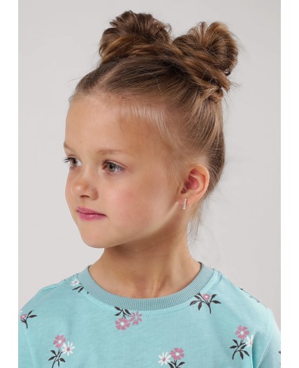 CLE Пижама дев. 909576кдн, св.бирюзовый/т.коричневый