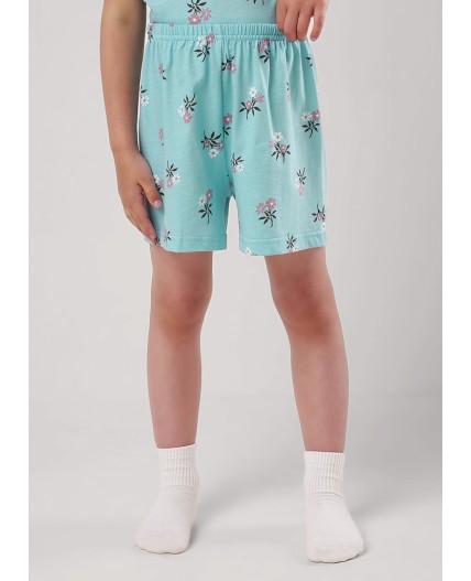 CLE Пижама дев. 909576кдн, св.бирюзовый/т.коричневый