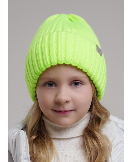 CLE Шапка дет. 423519ап флис, салатовый