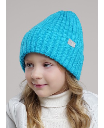 CLE Шапка дет. 423519ап флис, бирюзовый