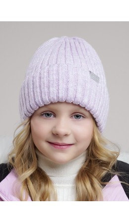 CLE Шапка дет. 423519ап флис, св.сиреневый