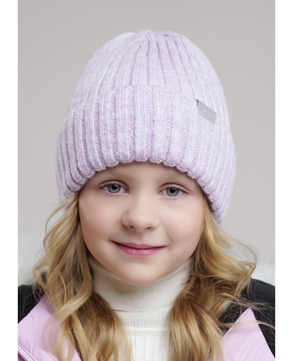 CLE Шапка дет. 423519ап флис, св.сиреневый
