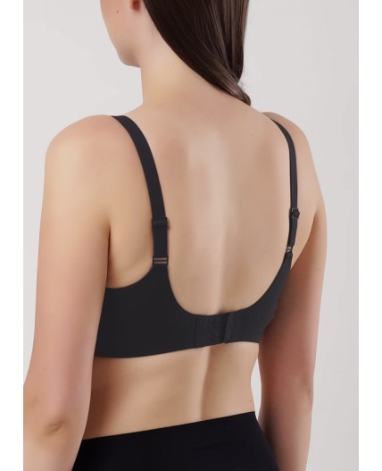 CLE LBR501pk Бюст жен. спорт., чёрный