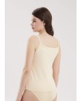 CLE LM030-1 Майка жен. База лапша, св.бежевый
