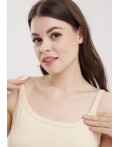 CLE LM030-1 Майка жен. База лапша, св.бежевый