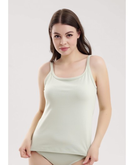 CLE LM030-1 Майка жен. База лапша, св.зелёный