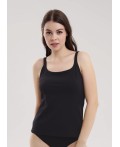 CLE LM030-1 Майка жен. База лапша, чёрный