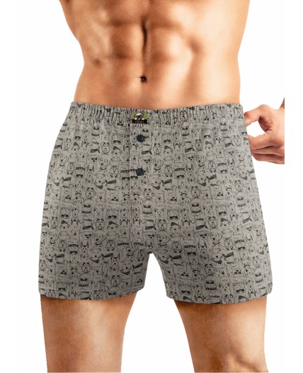 CLE MBX450431 Трусы муж., св.бежевый/чёрный