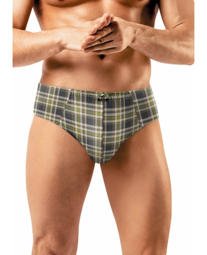 CLE MC450411 Трусы муж., зелёный/коричневый