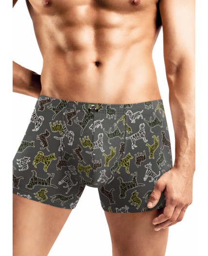 CLE MSH450441 Трусы муж., коричневый/св.бежевый