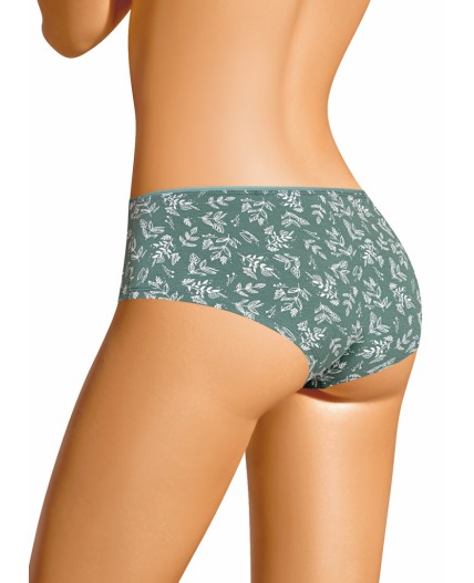 CLE SH1184/1 Трусы жен. Ветивер, зелёный/молочный