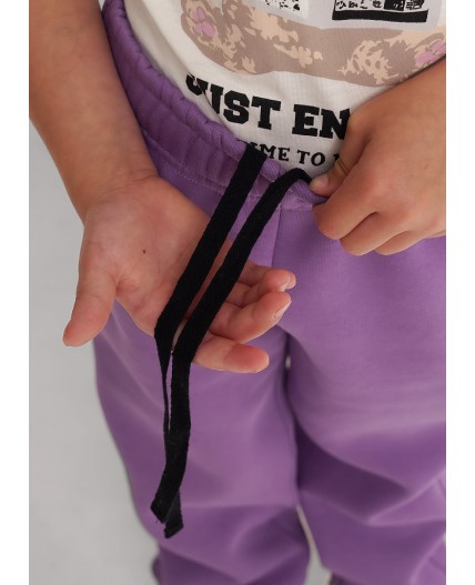 CLE Брюки дев. 757210/21фф, фиолетовый