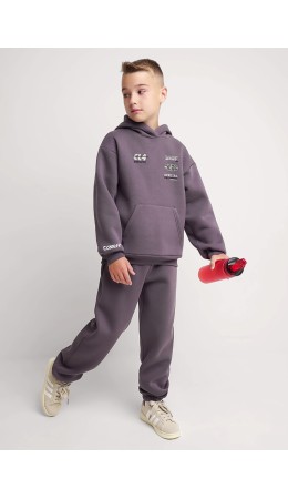 CLE Брюки мал. 757219/21фф, т.серый