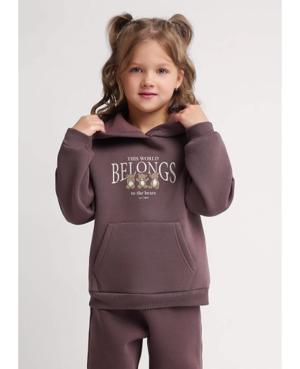 CLE Джемпер дев. 757209/21фф_п, коричневый