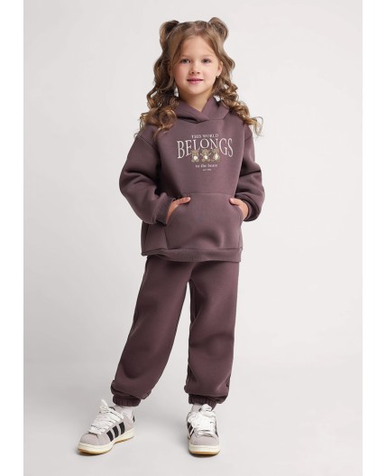 CLE Джемпер дев. 757209/21фф_п, коричневый