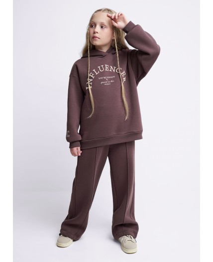 CLE Джемпер дев. 757211/21фф_п, коричневый