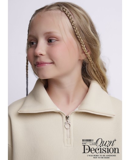 CLE Джемпер дев. 757212/21фф_п, св.бежевый
