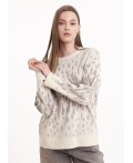 CLE Джемпер жен. 154527/184ха, молочный/бежевый