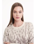 CLE Джемпер жен. 154527/184ха, молочный/бежевый