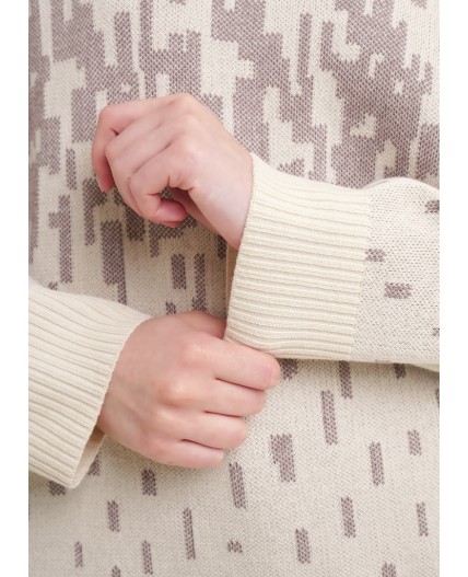 CLE Джемпер жен. 154527/184ха, молочный/бежевый