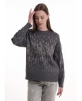 CLE Джемпер жен. 154527/184ха, т.серый/св.серый