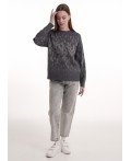 CLE Джемпер жен. 154527/184ха, т.серый/св.серый