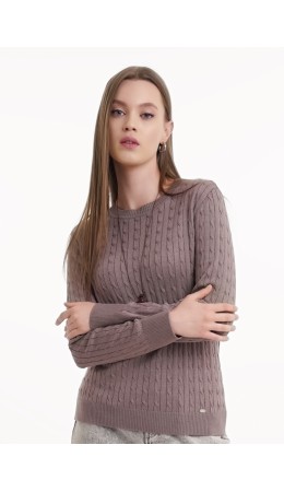 CLE Джемпер жен. 154530/184ха, бежевый