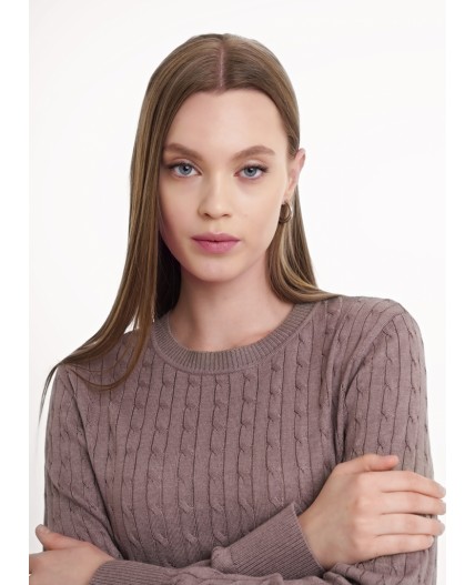 CLE Джемпер жен. 154530/184ха, бежевый