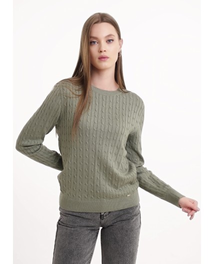 CLE Джемпер жен. 154530/184ха, зелёный