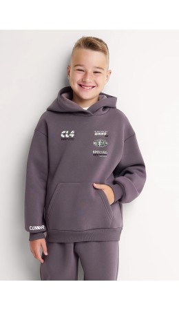 CLE Джемпер мал. 757218/21фф_п, т.серый