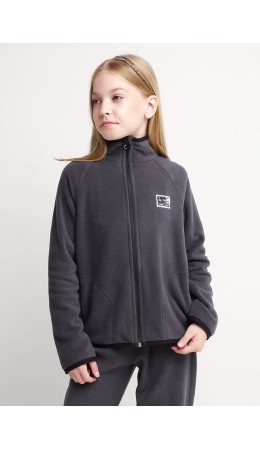 CLE Куртка дев. 756720л, т.серый