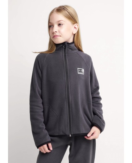 CLE Куртка дев. 756720л, т.серый