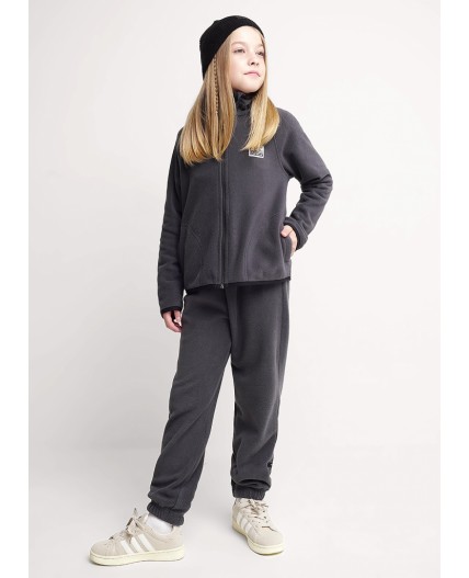 CLE Куртка дев. 756720л, т.серый