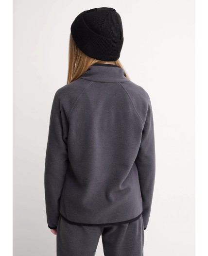 CLE Куртка дев. 756720л, т.серый