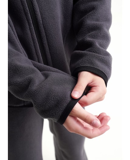 CLE Куртка дев. 756720л, т.серый