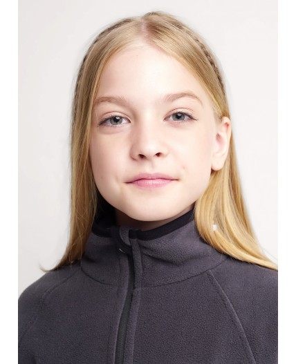 CLE Куртка дев. 756720л, т.серый