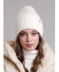 CLE Шапка 454348паш флис, молочный