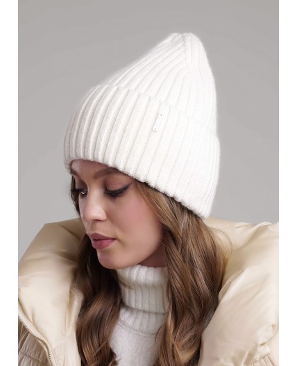 CLE Шапка 454348паш флис, молочный