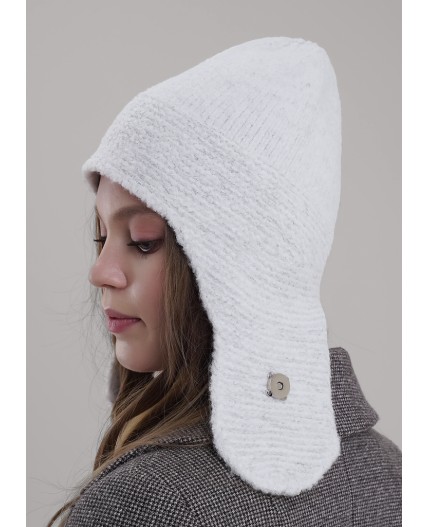 CLE Шапка 454417фэш, молочный/серый металлик