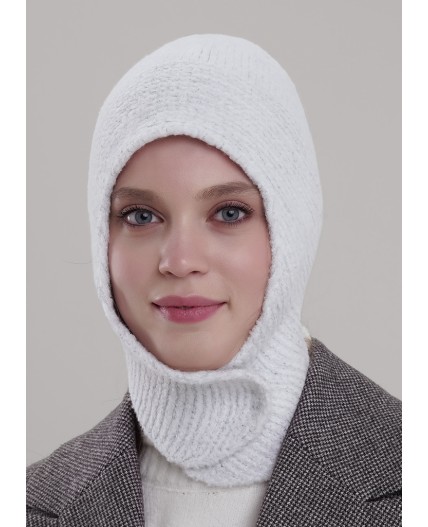 CLE Шапка 454417фэш, молочный/серый металлик