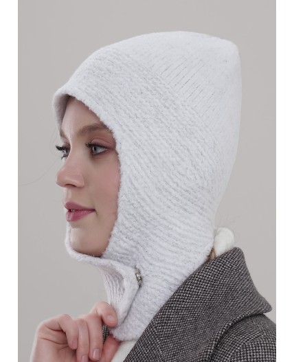 CLE Шапка 454417фэш, молочный/серый металлик