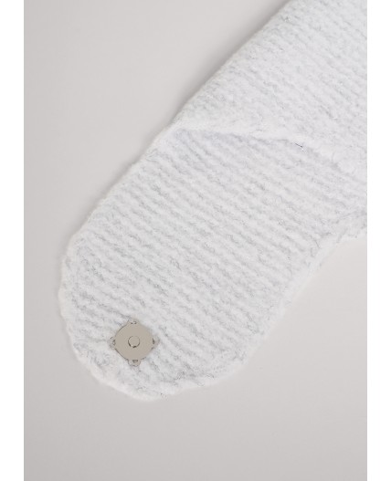 CLE Шапка 454417фэш, молочный/серый металлик