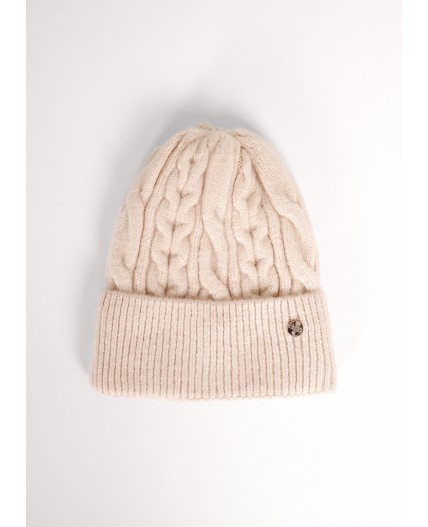 CLE Шапка 454424фэш флис, св.бежевый